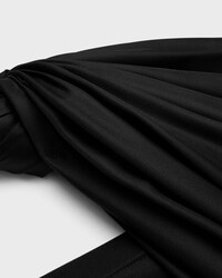 Cape-Kleid AUS Seidentwill - SCHWARZ -  - 2 | CELINE