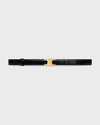 Wendbarer Riemen 18 mm AUS TAURILLONLEDER UND KALBSLEDER MIT KROKO-PRÄGUNG -  -  - 2 | CELINE