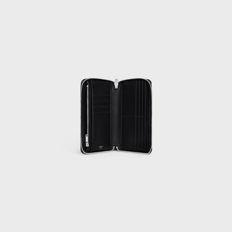 LARGE ZIPPED ORGANIZER IN Triomphe Canvas - BLACK - TRIOMPHE CANVAS - 1 | CELINE