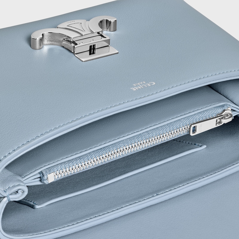 TEEN NINO BAG IN SUPPLE GRAINED CALFSKIN - LIGHT DENIM - NINO - 1 | CELINE