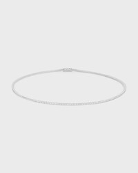Collier Tennis en Or Blanc et Diamants - White Gold & White -  - 1 | CELINE
