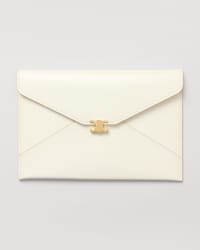ENVELOPE IN SHINY CALFSKIN - CREAMY WHITE - ALL BAGS - 1 | CELINE