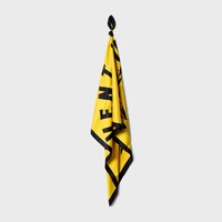 square IN silk twill - YELLOW/BLACK -  - 2 | CELINE