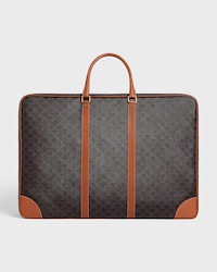 Soft Luggage 70 in Triomphe Canvas and Calfskin - TAN - TRAVEL - 2 | CELINE