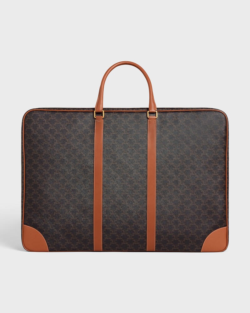 Soft Luggage 70 in Triomphe Canvas and Calfskin - TAN - HAND-PICKED GIFTS - 1 | CELINE