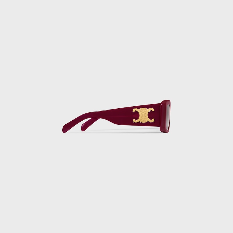Triomphe XL 01 sunglasses in Acetate - BURGUNDY -  - 1 | CELINE
