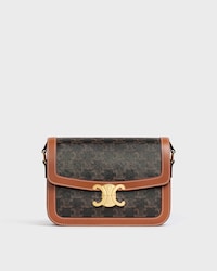 KLASSISCHE TRIOMPHE TASCHE AUS Triomphe Canvas und Kalbsleder - TAN - GIFT FINDER - 1 | CELINE