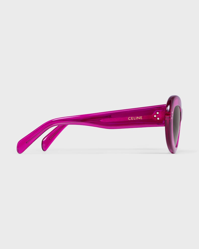 Butterfly S320 sunglasses in Acetate - TRANSPARENT FUCHSIA -  - 1 | CELINE
