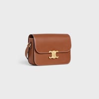 KLASSISCHE TRIOMPHE TASCHE AUS naturbelassenem Kalbsleder - Tan - GIFT FINDER - 2 | CELINE