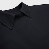 jacket IN WOOL AND COTTON GABARDINE - NAVY -  - 2 | CELINE