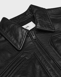 blouson PEAU D'AGNEAU - Noir -  - 2 | CELINE