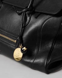 ACCESSOIRE DE SAC MÉDAILLON MAISON CELINE AGNEAU LISSE ET MéTAL - Noir - ACCESSOIRES - 2 | CELINE