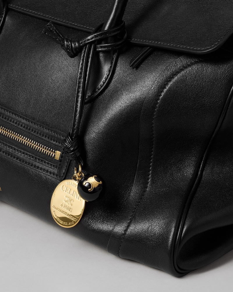 ACCESSOIRE DE SAC MÉDAILLON MAISON CELINE AGNEAU LISSE ET MéTAL - Noir - ACCESSOIRES - 1 | CELINE