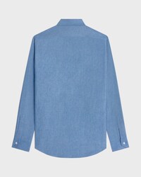 loose shirt in chambray cotton - INDIGO RINSE -  - 2 | CELINE