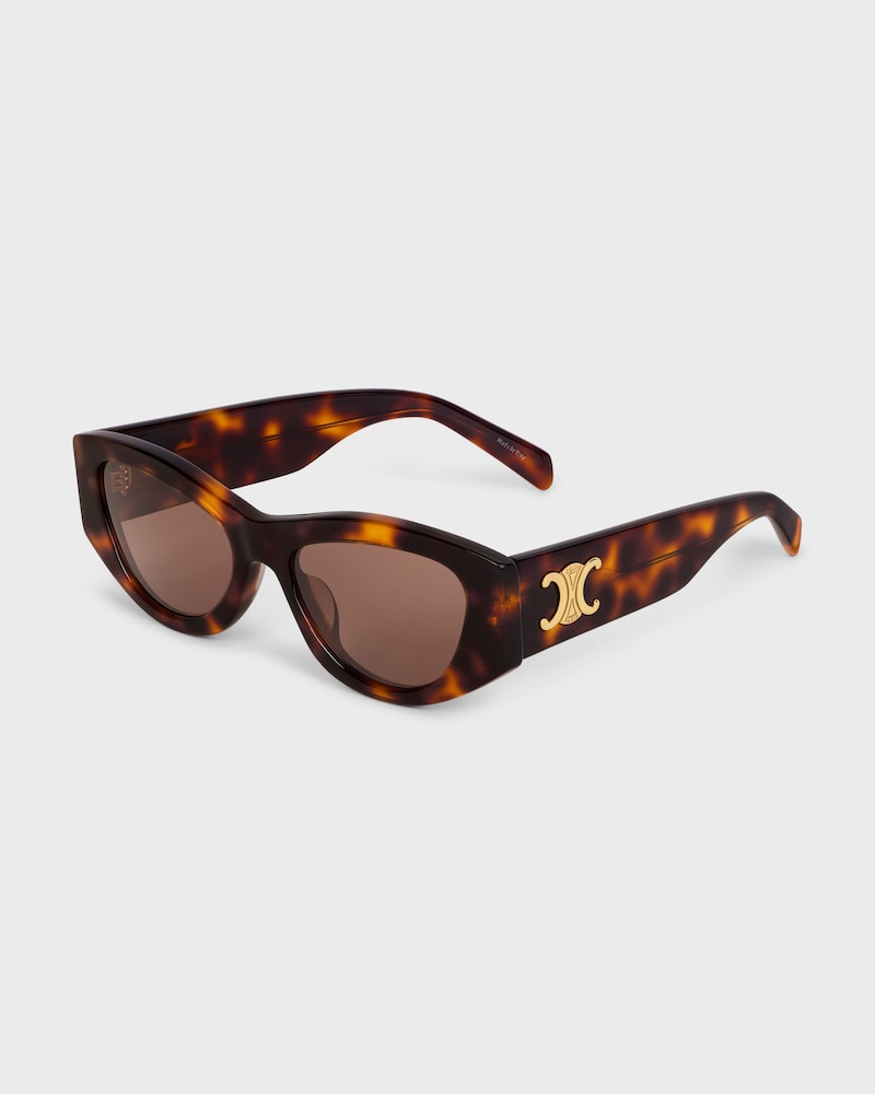 Triomphe 15 Sunglasses in Acetate - DARK HAVANA -  - 1 | CELINE
