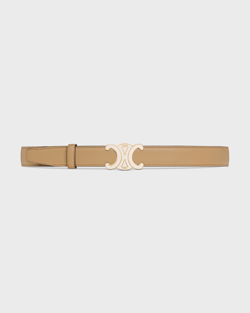 Reversible Strap 25MM IN Smooth and Grained Calfskin -  -  - 1 | CELINE