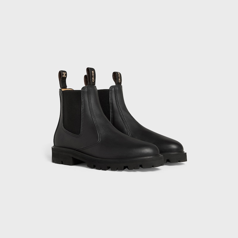 Margaret Chelsea Boot in Calfskin - BLACK -  - 1 | CELINE