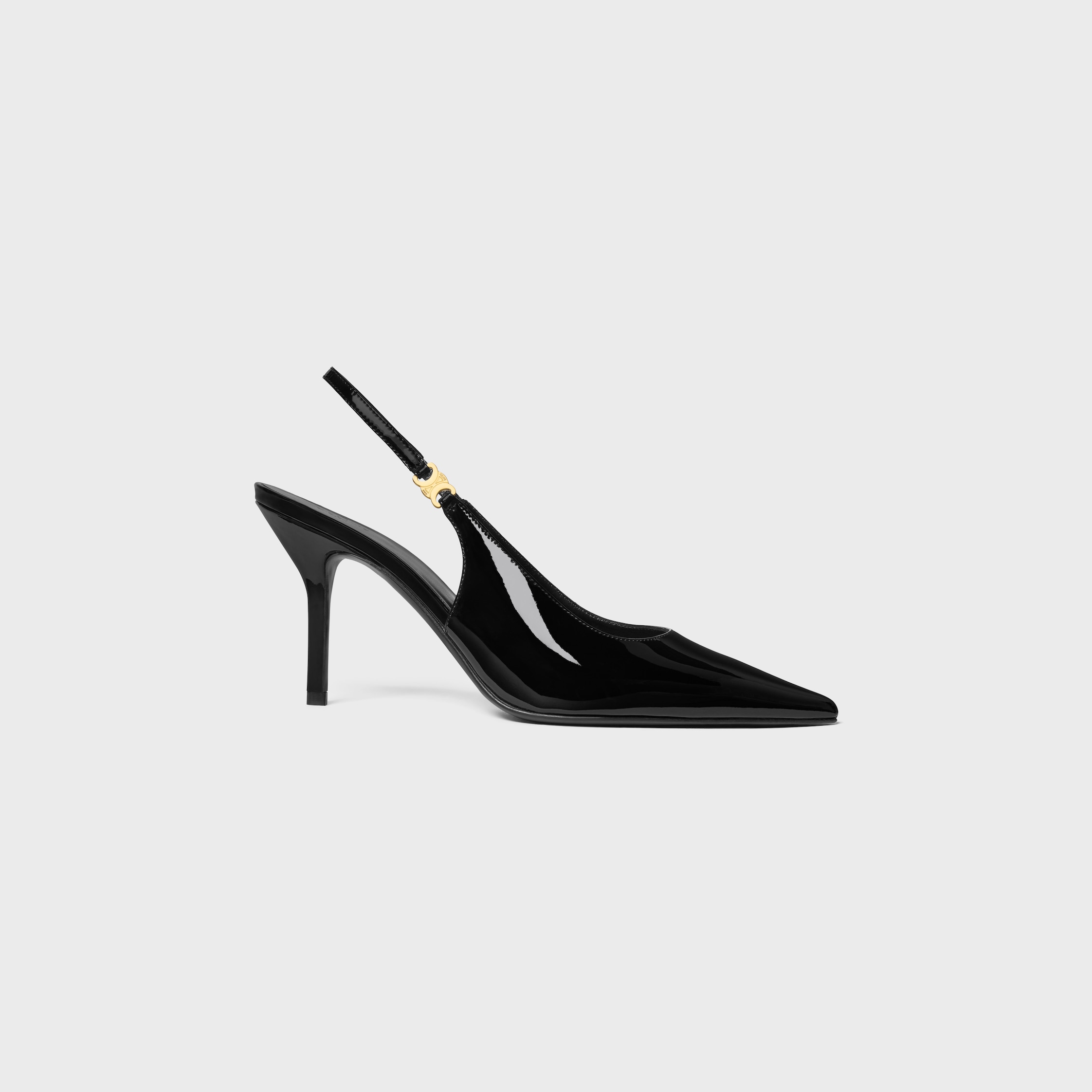 JUDY - TRIOMPHE PUMP IN PATENT CALFSKIN - BLACK | CELINE