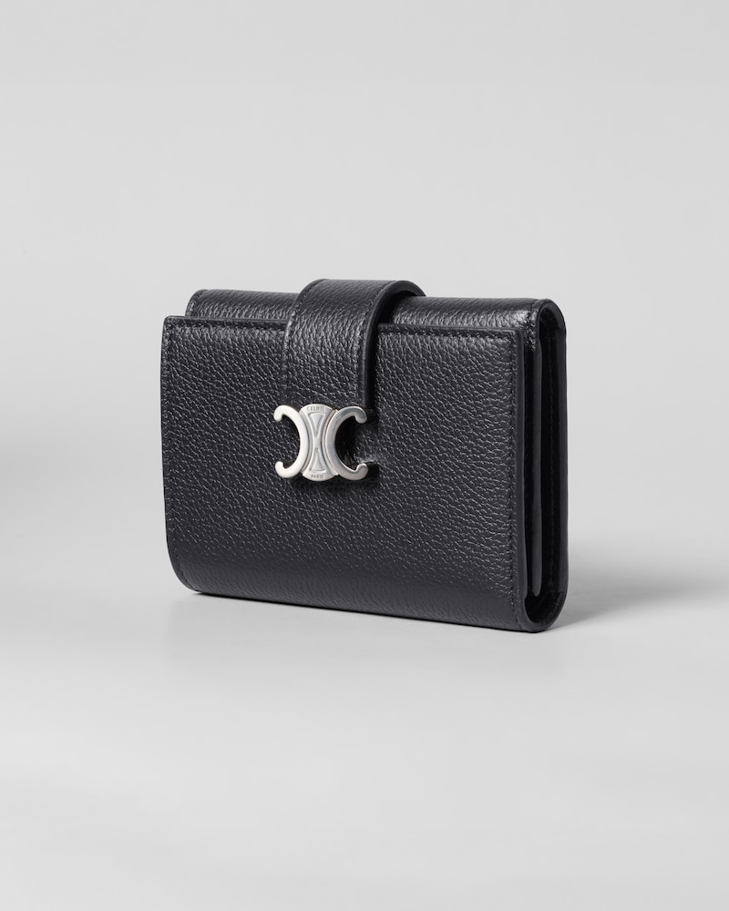 ファイン ストラップウォレット ニノ / グレインドサプルカーフスキン - ブラック - 財布・ウォレット - 1 | CELINE
