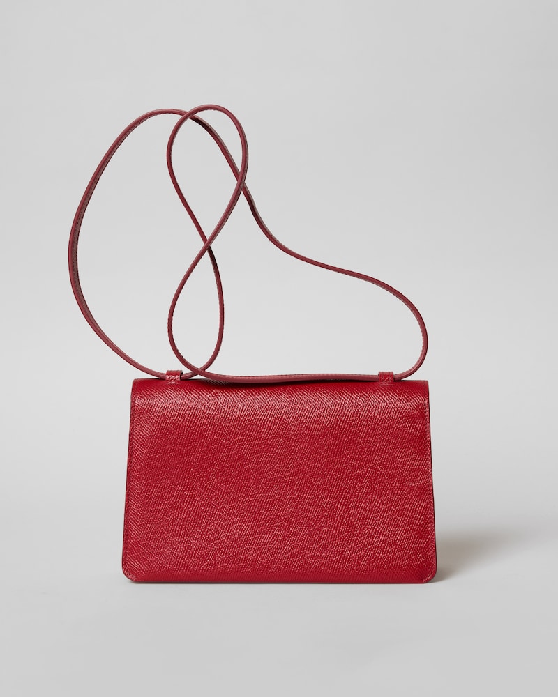17 IN PELLE DI VITELLO GRANATA - ROSSO BRUCIATO - PER LA SERA - 1 | CELINE