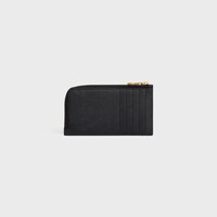 PORTE-CARTES LONG ZIPPé VEAU GRAINé - Noir - PORTE-CARTES - 2 | CELINE
