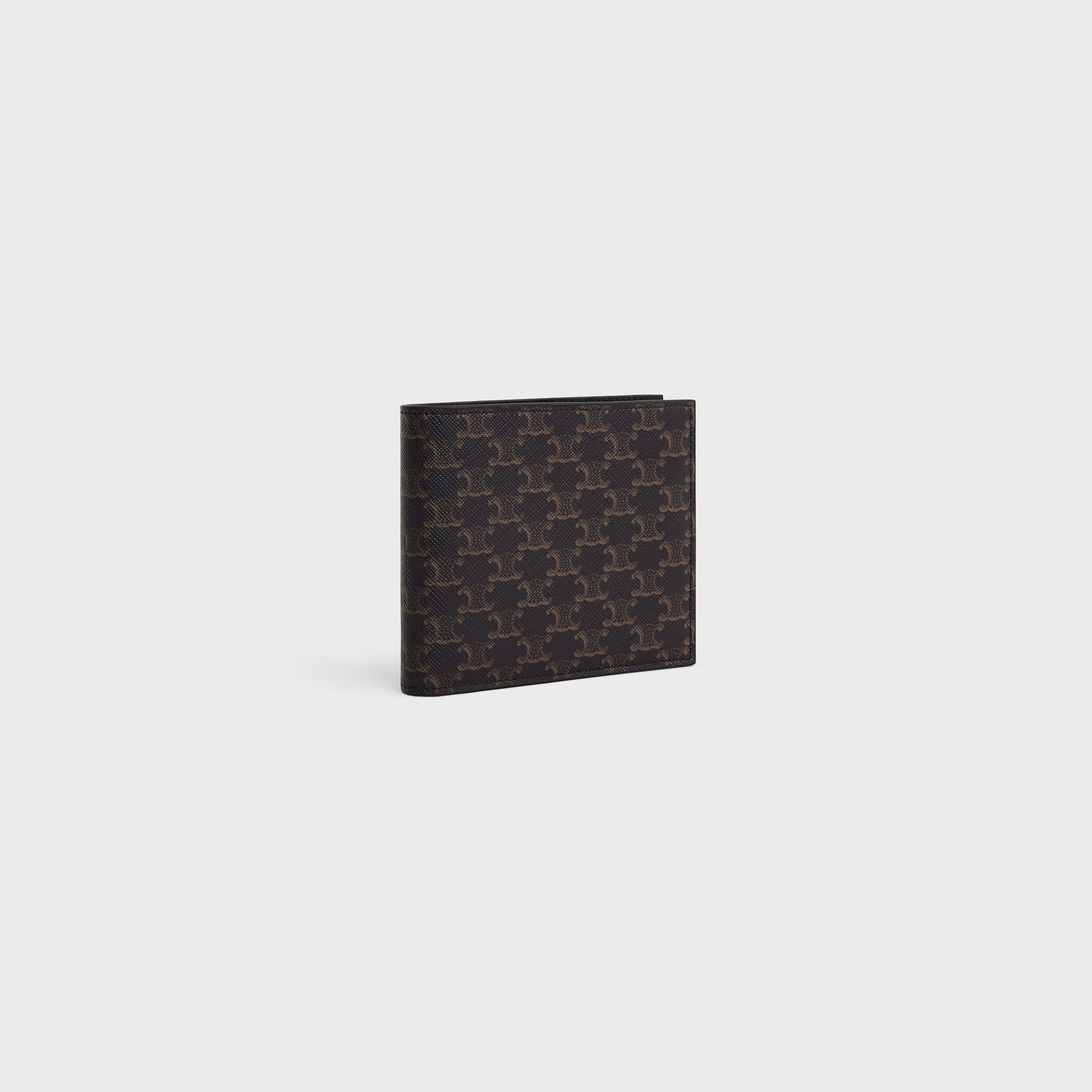 BI-FOLD WALLET IN TRIOMPHE CANVAS - BLACK | CELINE