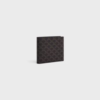 Bi-fold Wallet IN Triomphe Canvas - Black - TRIOMPHE CANVAS COLLECTION - 2 | CELINE