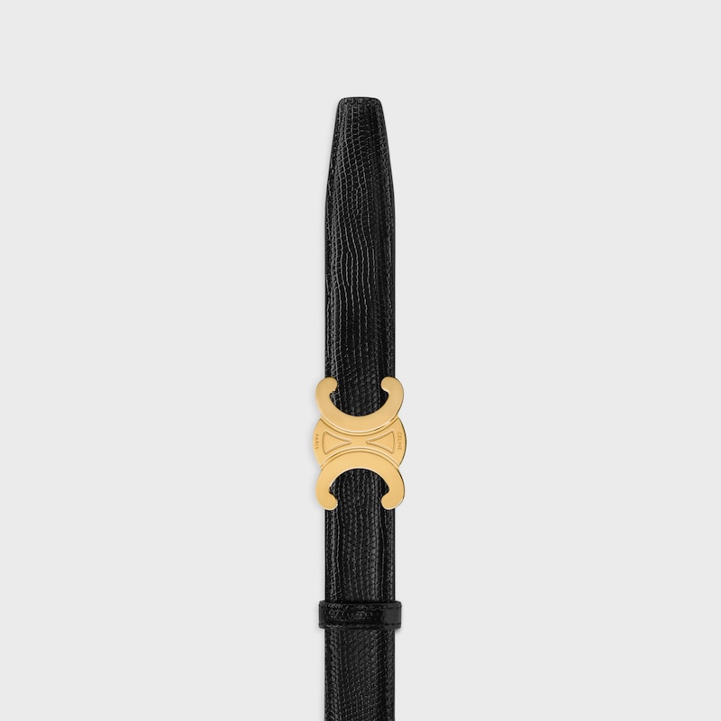 Reversible Strap 25MM IN TAURILLON AND LIZARD EMBOSSED CALFSKIN -  -  - 1 | CELINE