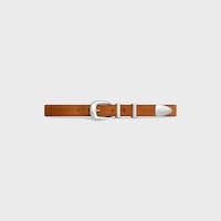 25MM 웨스턴 벨트 - 스웨이드 카프스킨 - 포브 -  - 2 | CELINE
