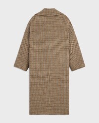 coat IN houndstooth wool - BEIGE / MARRON -  - 2 | CELINE