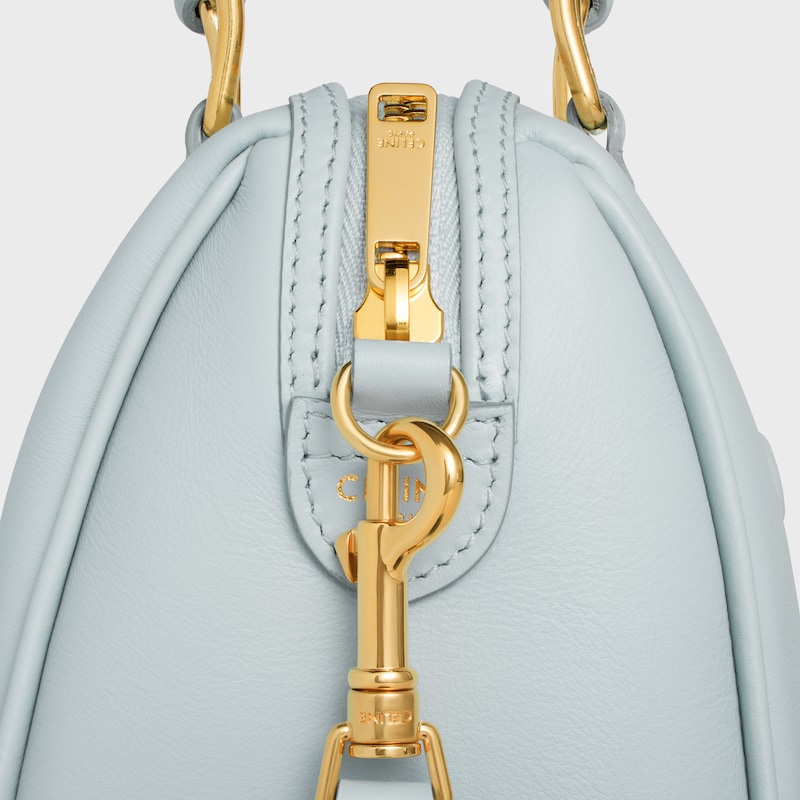 SMALL BOSTON in Smooth Calfskin - SOFT BLUE - MORE LINES - 1 | CELINE
