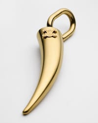 CHARMS HORN IN BRASS WITH GOLD FINISH - GOLD - CHARMS - 1 | CELINE