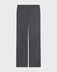 trousers IN CASHMERE FLANNEL - GRIS ANGLAIS -  - 1 | CELINE