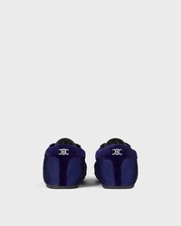 THE FLAT SNEAKER IN GROS GRAIN, VELVET, SUEDE CALFSKIN AND LAMBSKIN - PURPLE -  - 2 | CELINE