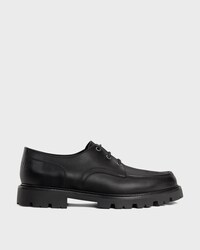 CELINE MARGARET DERBY EN CUIR DE TAUREAU BRILLANT - Noir -  - 1 | CELINE