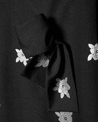dress IN wool and silk - NOIR/ARGENT -  - 2 | CELINE