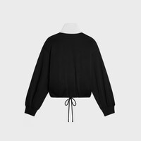 tracksuit jacket IN double face jersey - BLACK / WHITE -  - 2 | CELINE