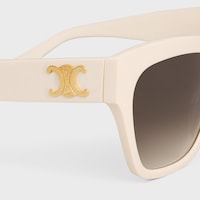 Triomphe 09 Sunglasses in Acetate - IVORY -  - 2 | CELINE