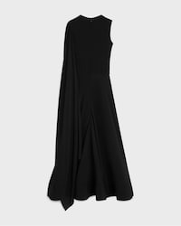 dress IN acetate silk crepe - ULTRA BLACK -  - 2 | CELINE