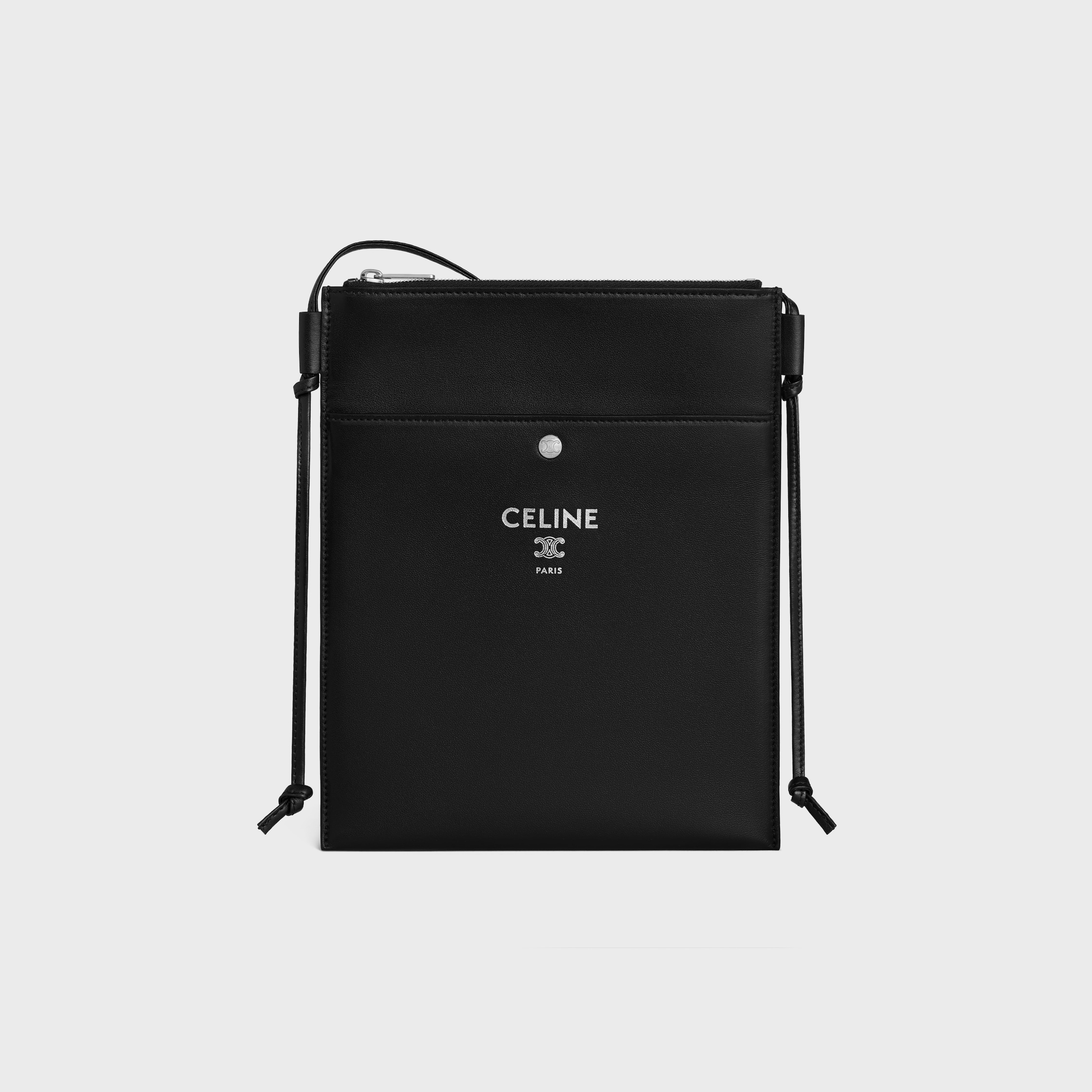 SHARP POUCH TAKE AWAY IN SMOOTH LAMBSKIN - BLACK | CELINE