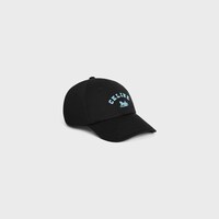 richelieu cap IN cotton twill - BLACK -  - 1 | CELINE
