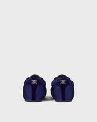 THE FLAT SNEAKER IN GROS GRAIN, VELVET, SUEDE CALFSKIN AND LAMBSKIN - PURPLE -  - 2 | CELINE