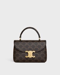TEEN NINO BAG IN Triomphe Canvas - TAN - CROSS-BODY BAGS - 1 | CELINE