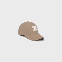 triomphe baseball cap IN cotton gabardine - GREIGE -  - 1 | CELINE