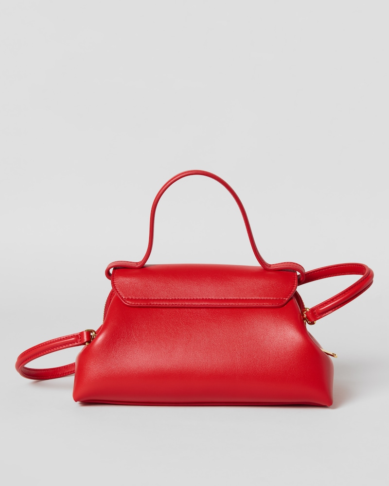 FLAIR BAG PICCOLA IN PELLE DI VITELLO LUCIDA - Rosso intenso - PER LA SERA - 1 | CELINE