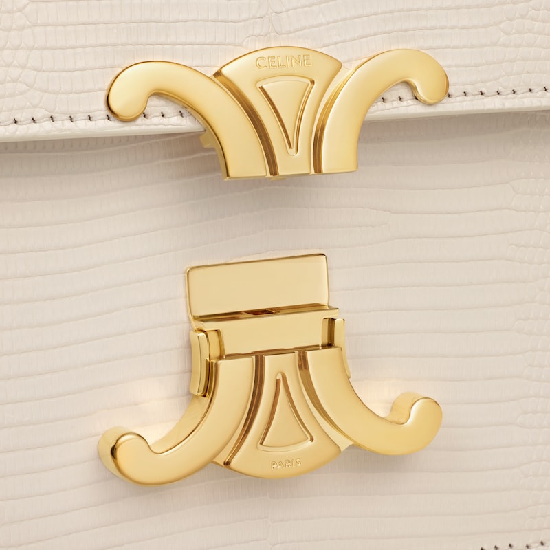 Borsa Teen Triomphe in pelle di lucertola - RISO - TRIOMPHE - 1 | CELINE
