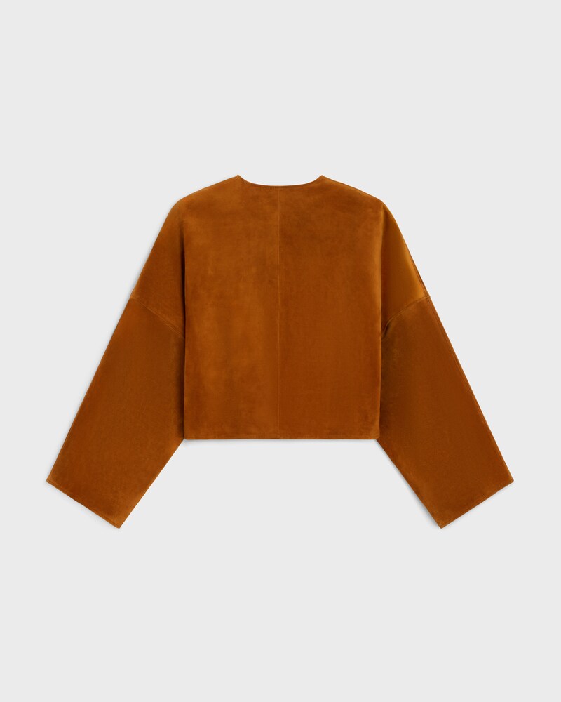 CHAQUETA C&Aacute;RDIGAN DE ANTE - MONTA&Ntilde;A -  - 1 | CELINE