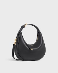 Teen Celine Lulu IN Grained calfskin - BLACK - CROSS-BODY BAGS - 2 | CELINE