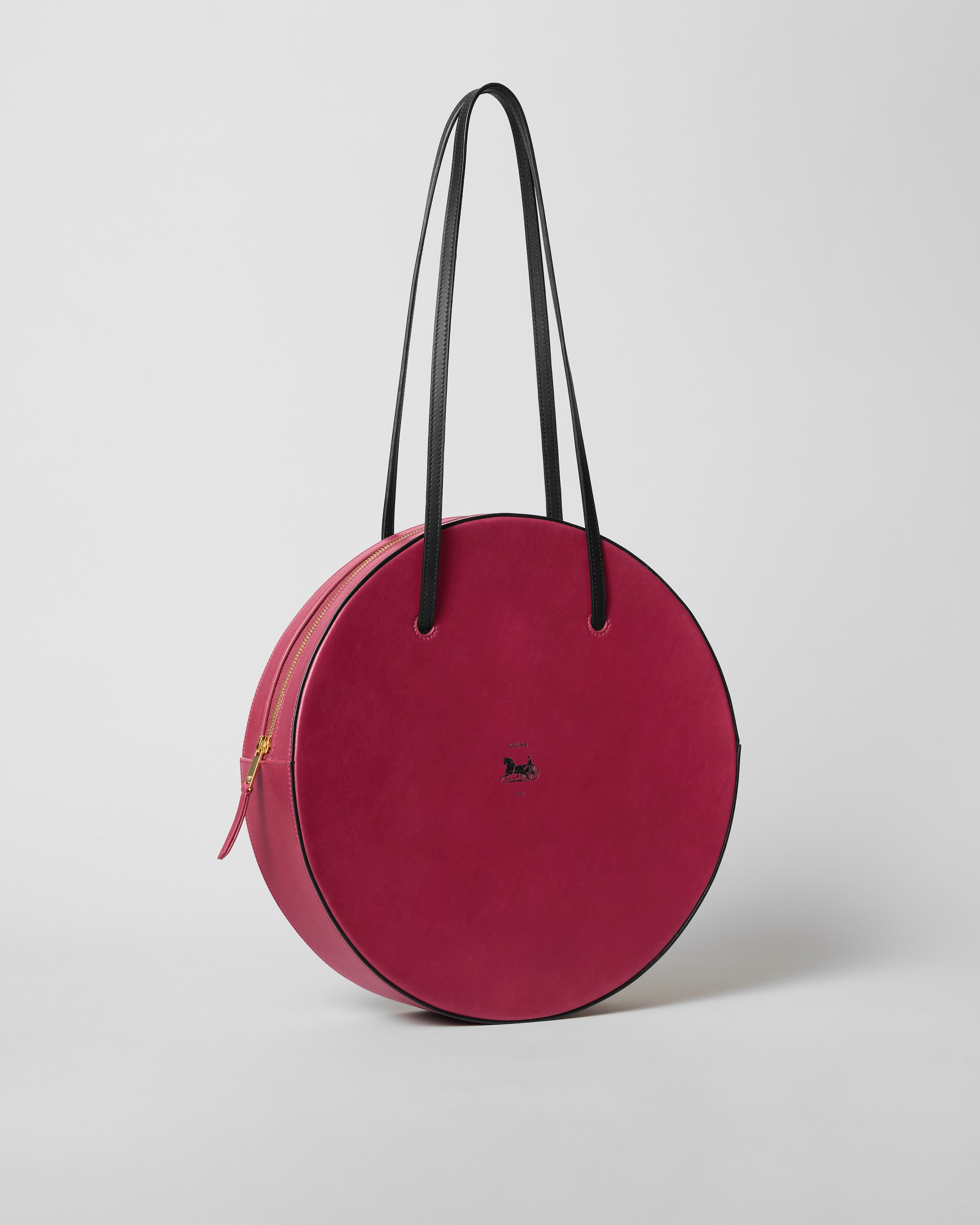 RECORD BOX IN CALFSKIN - BURNT RED | CELINE
