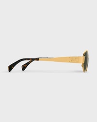 Triomphe Metal 01 sunglasses in Metal - GOLD / GREEN -  - 2 | CELINE